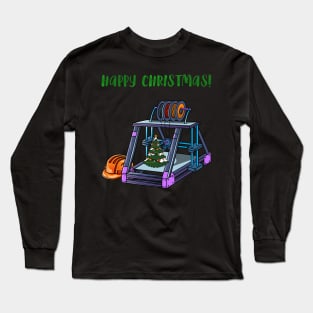 3D Printer #3 Christmas Edition Long Sleeve T-Shirt